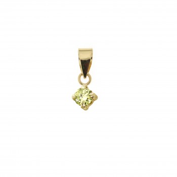 Gold pendant 10kt, 08-3P